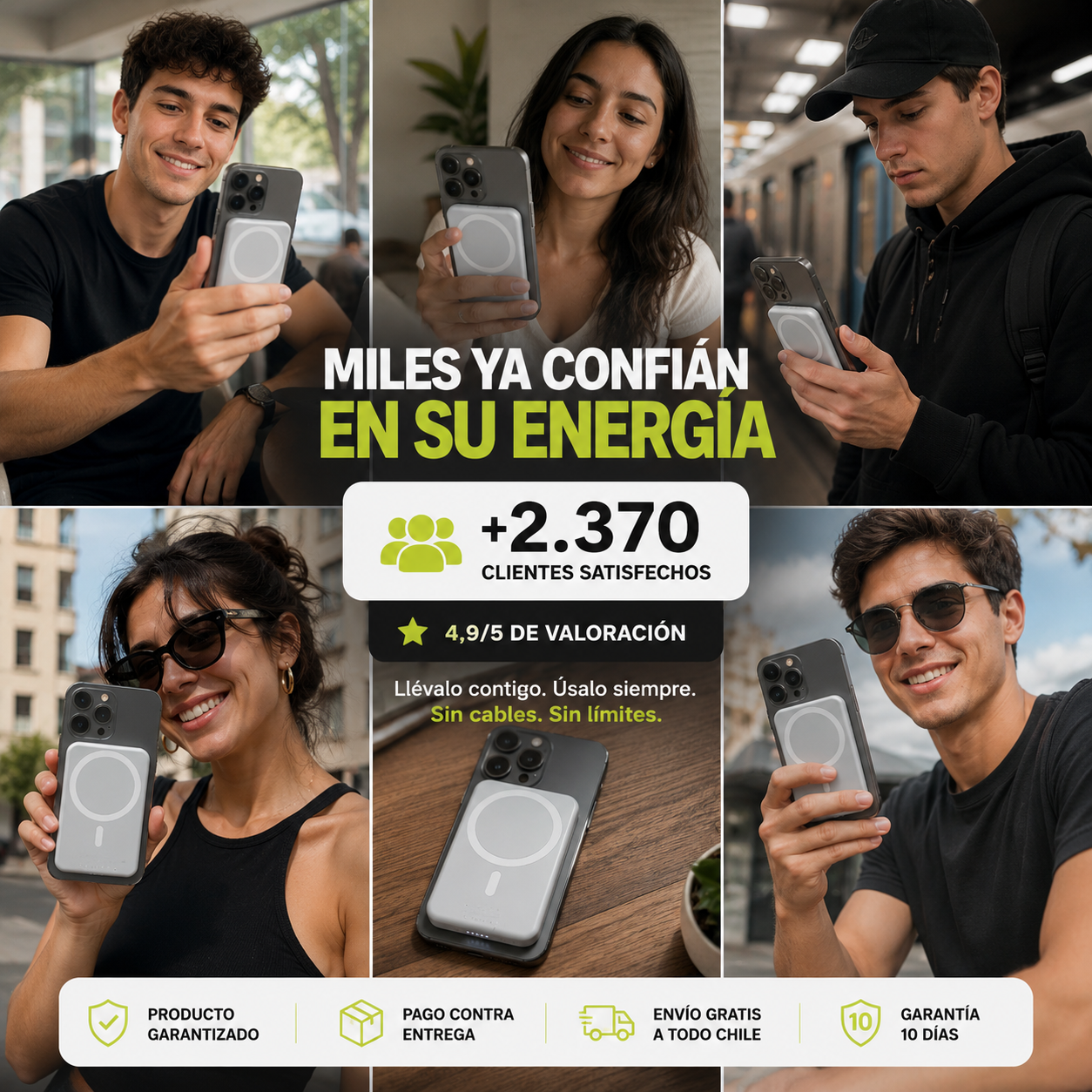 Power Bank Magnético™ - No Te Quedes Sin Batería