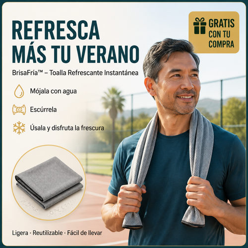 BrisaFría™ – Toalla Refrescante Instantánea