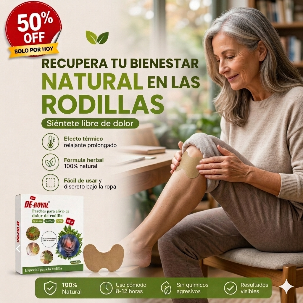 Parches de Rodilla - HerbaFlex™ Naturals (50 und.)