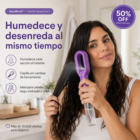 AquaBrush™  - Cepillo Spray 2 en 1