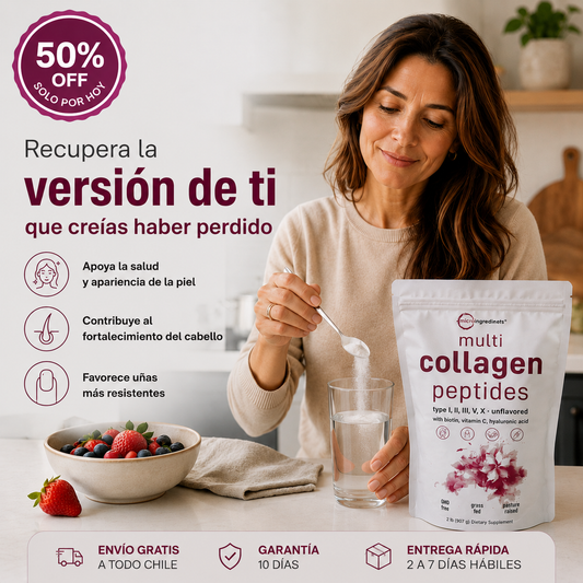 Péptidos de Colágeno Múltiple® - Recupera la Versión de Ti