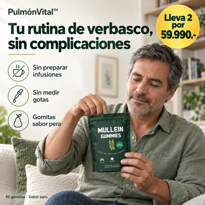 PulmónVital™ – Gomitas de Verbasco