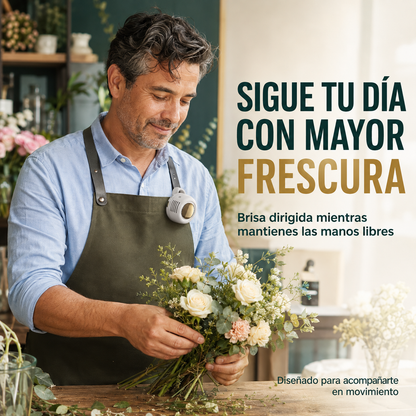 BrisaLibre™ – Ventilador Personal Manos Libres