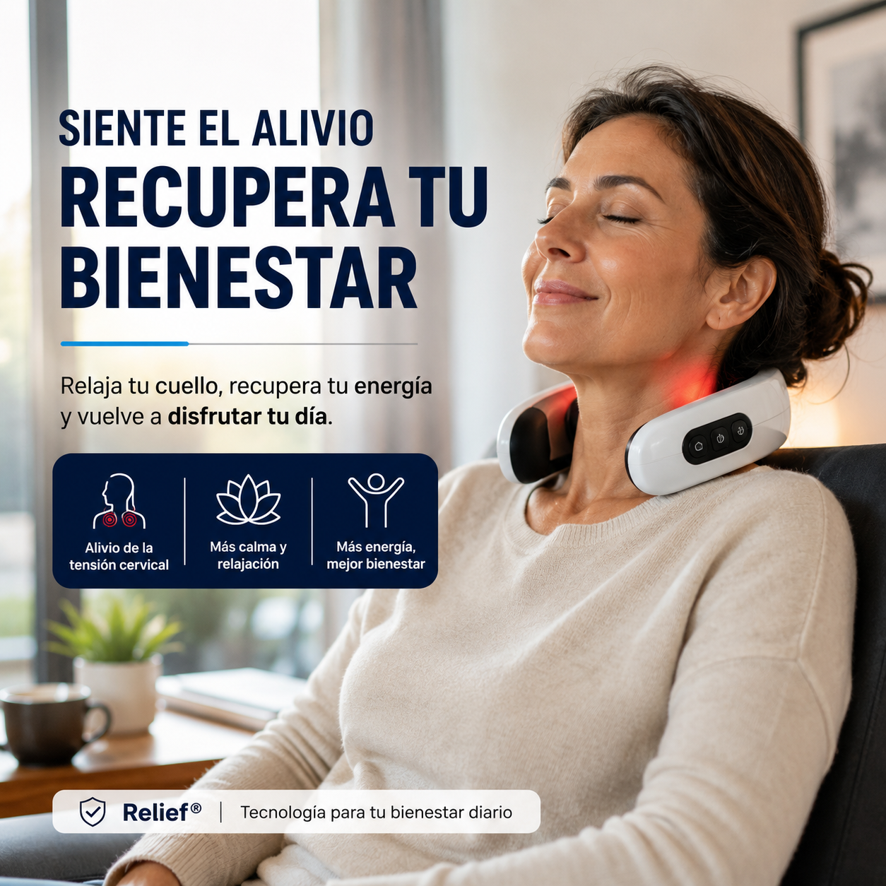 Relief® - Masajeador de Cuello y Espalda