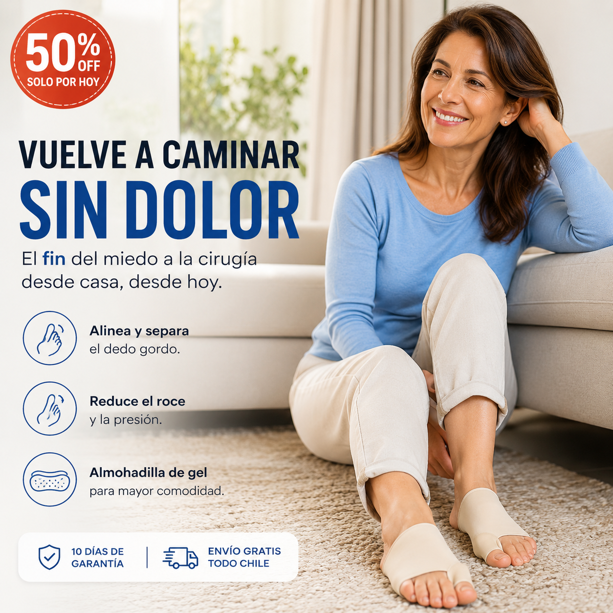 PasoLibre™ | Corrector de Juanetes | El fin del miedo a la cirugía