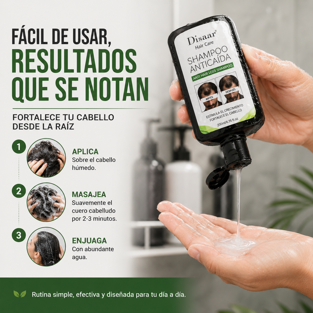 Shampoo Anticaída - Disaar® (200 ML)