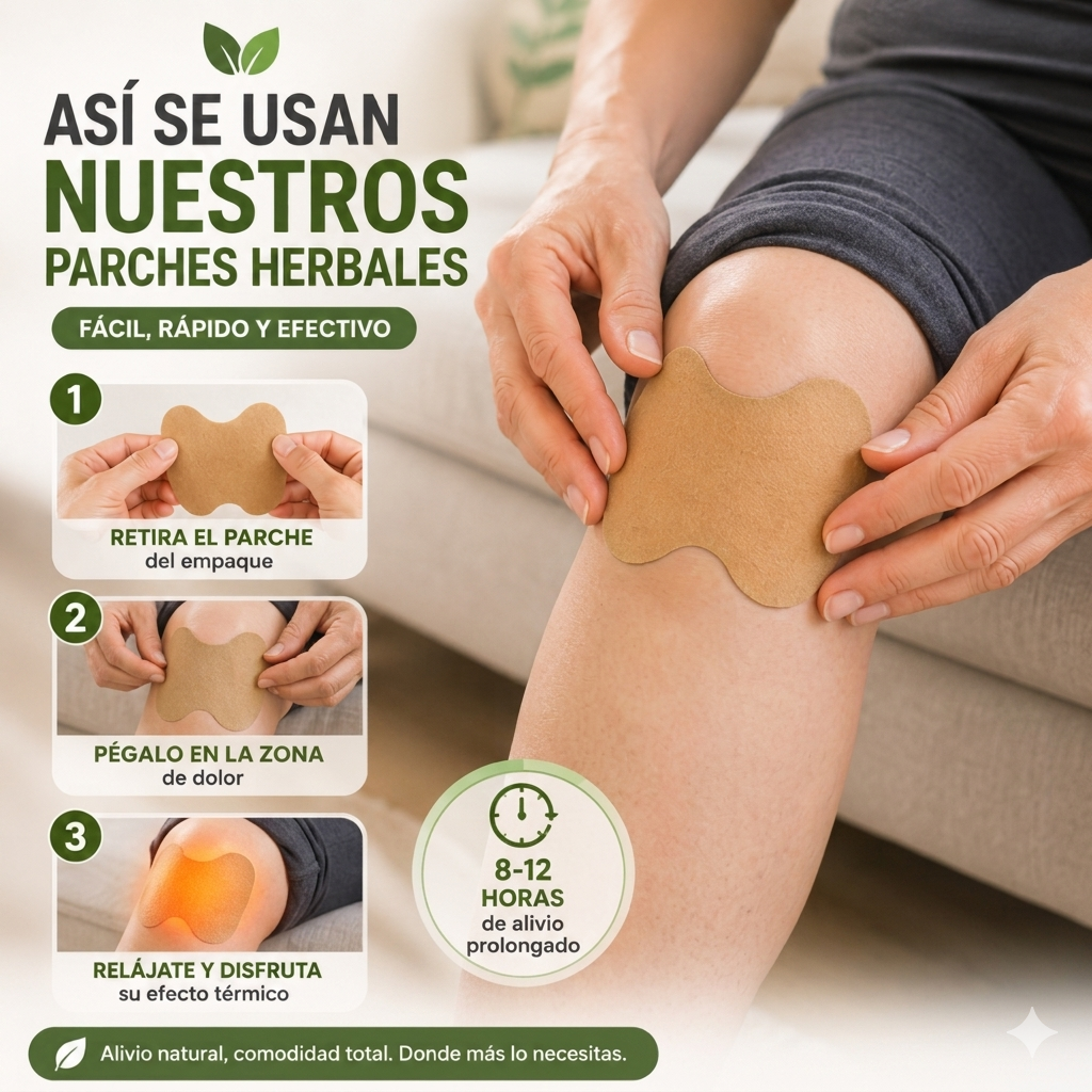 Parches de Rodilla - HerbaFlex™ Naturals (50 und.)