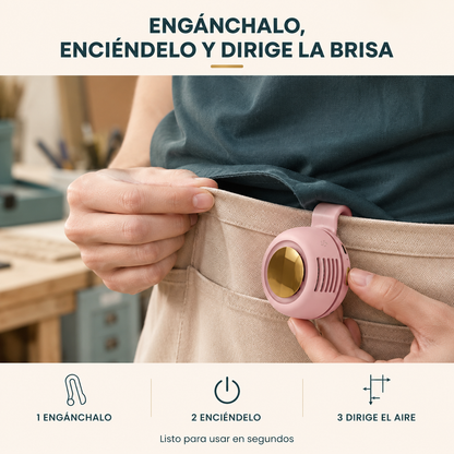 BrisaLibre™ – Ventilador Personal Manos Libres