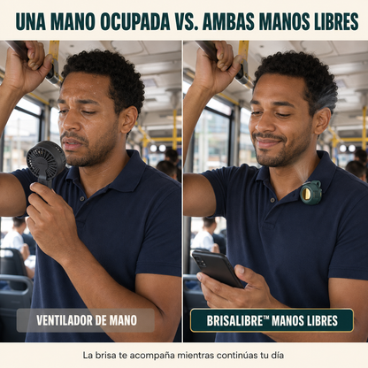 BrisaLibre™ – Ventilador Personal Manos Libres