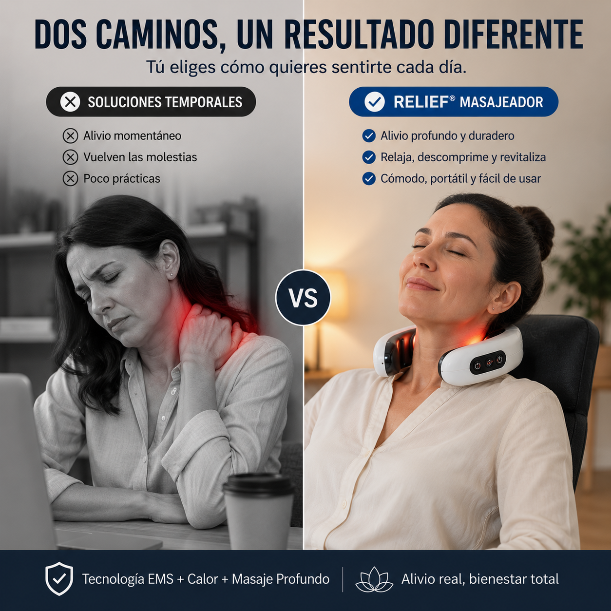 Relief® - Masajeador de Cuello y Espalda