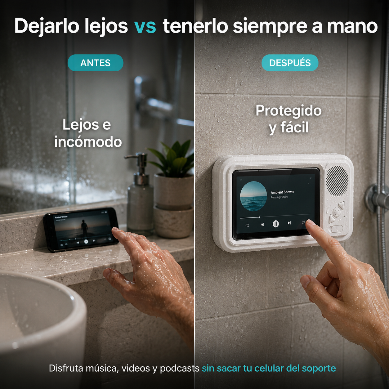 DuchaPlay™ | Tu entretenimiento favorito, ahora también en la ducha.