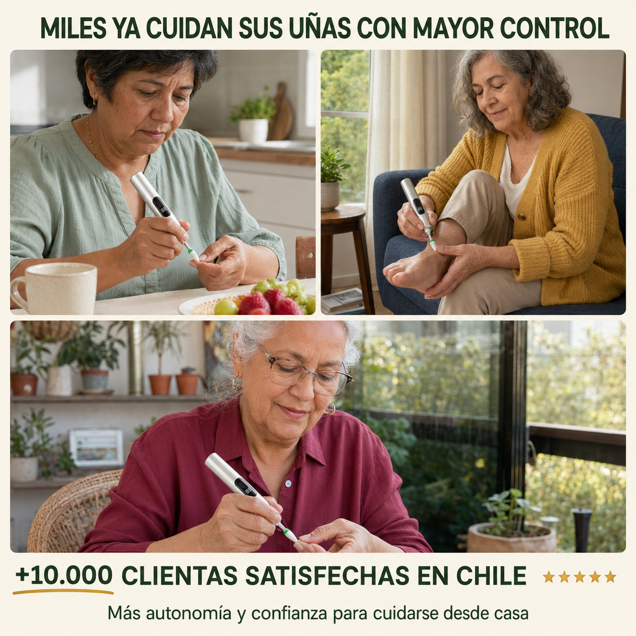 Uña Control™ – Pulidora Eléctrica para Uñas Gruesas