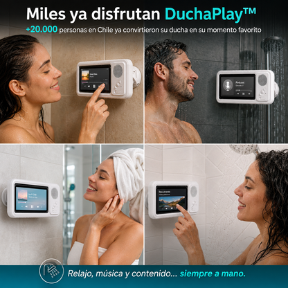 DuchaPlay™ | Tu entretenimiento favorito, ahora también en la ducha.