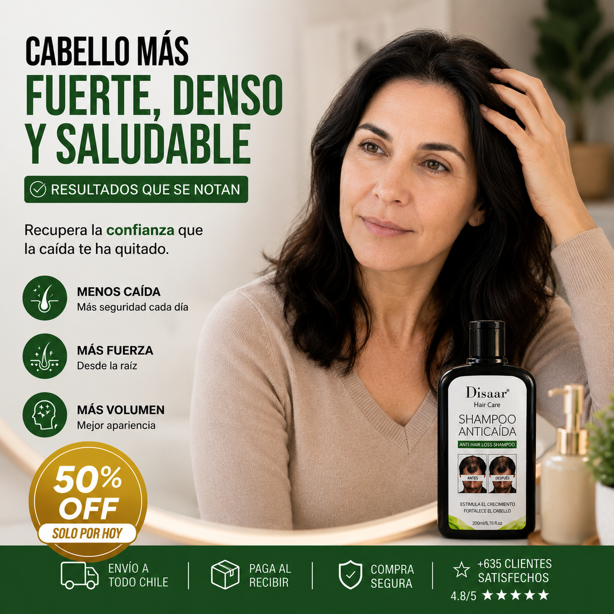 Shampoo Anticaída - Disaar® (200 ML)