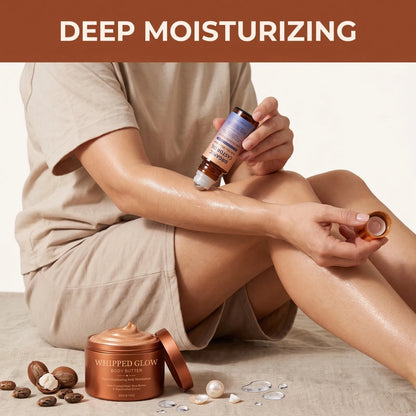 RitualRicino™ — Aceite de Ricino Multifunción con Roll-On de Cuarzo Rosa