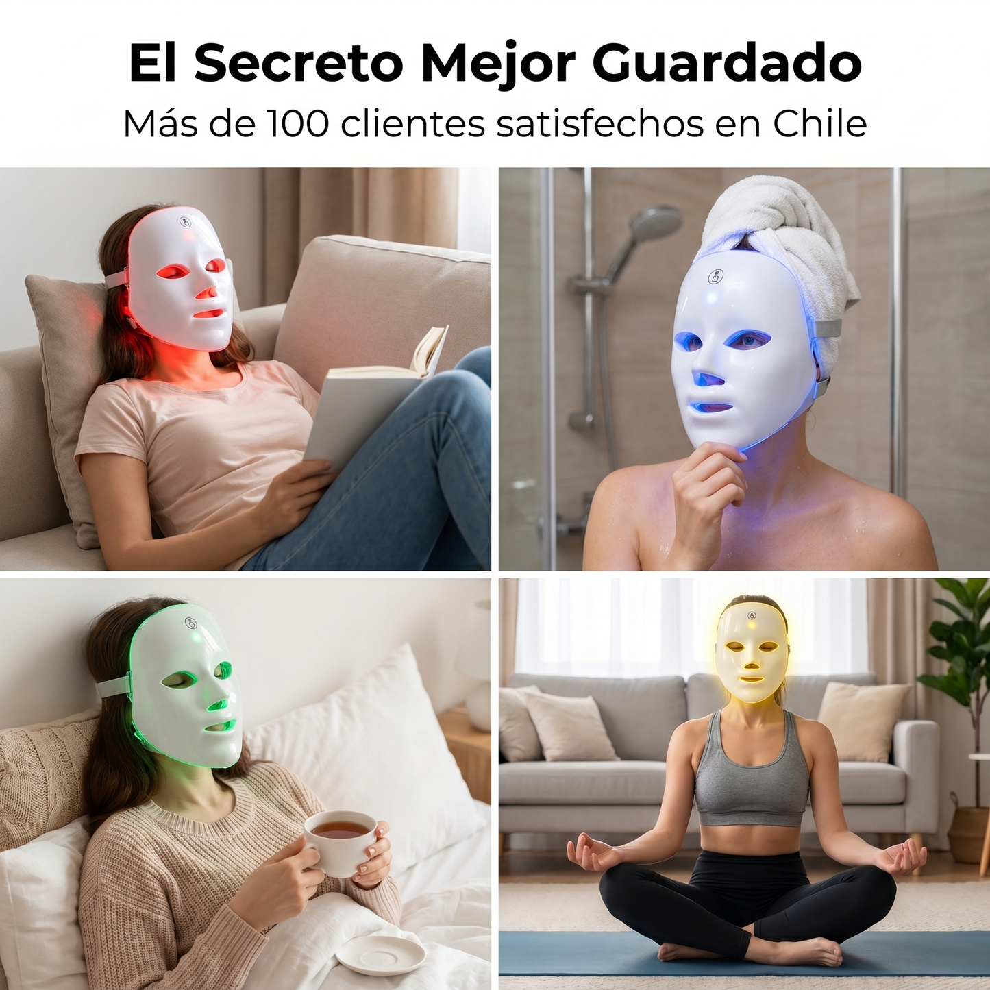 Lumiskin LED™ - Máscara Rejuvenecedora 7 Colores