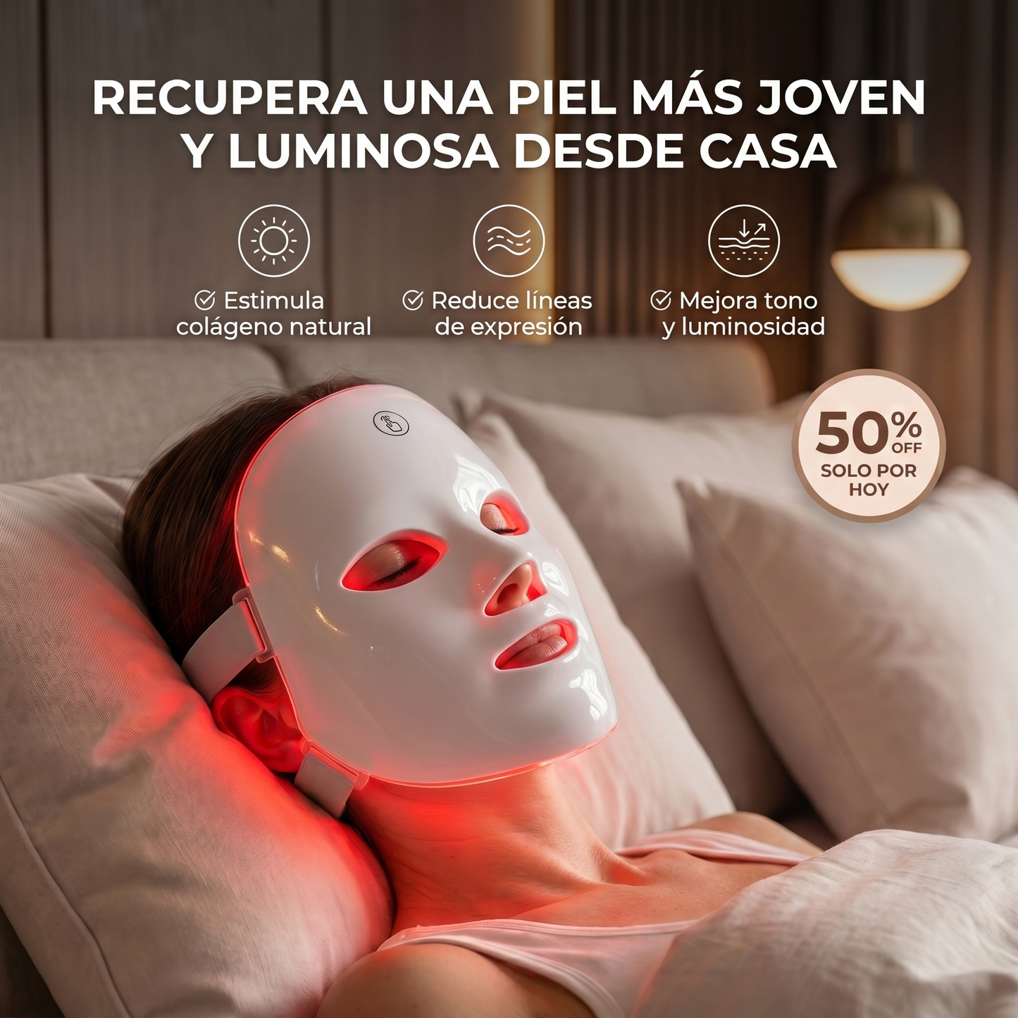 Lumiskin LED™ - Máscara Rejuvenecedora 7 Colores