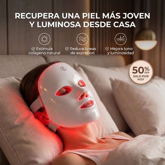Lumiskin LED™ - Máscara Rejuvenecedora 7 Colores